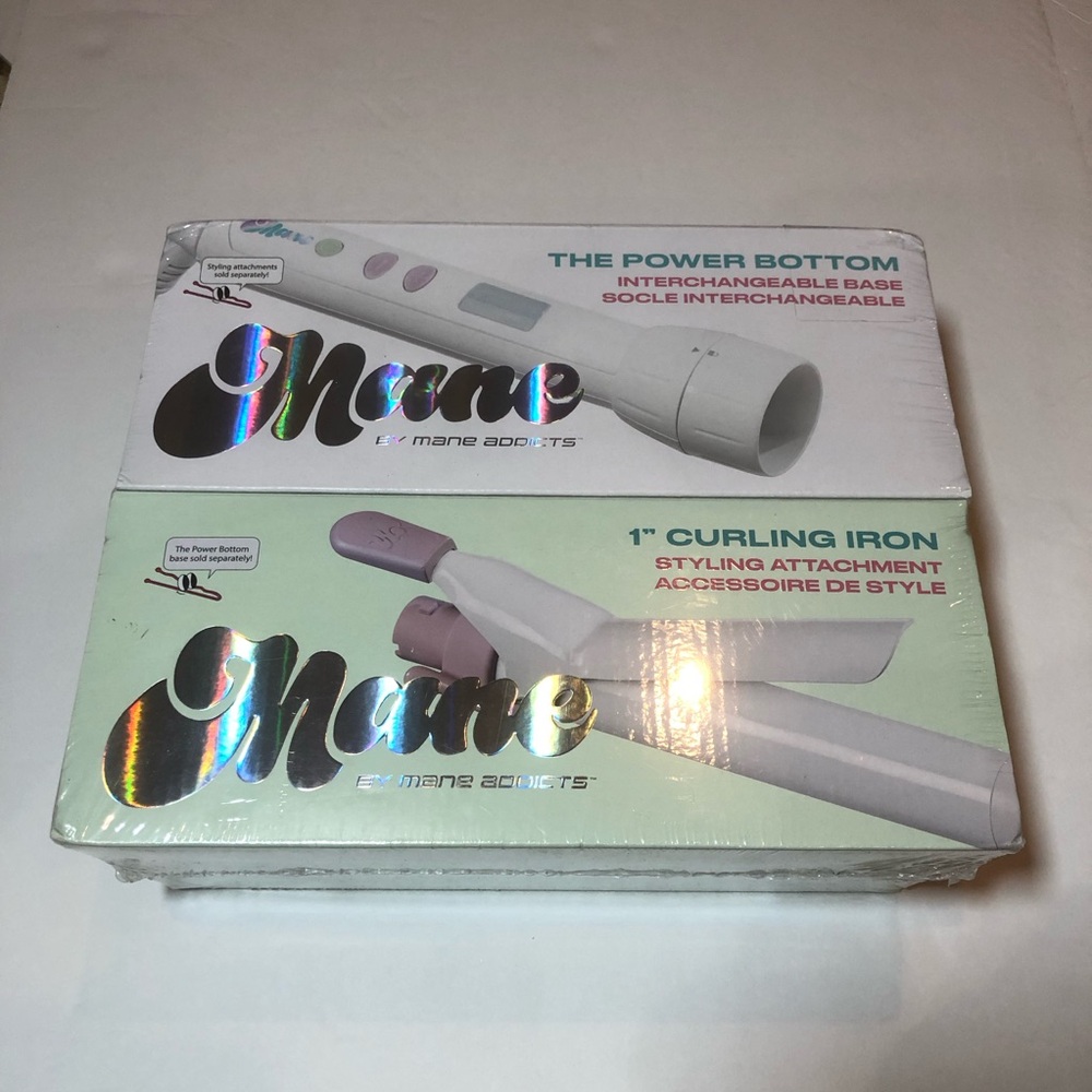 Mane by Mane Addicts 1" Curling Iron Styling Attachment and the Power Bottom